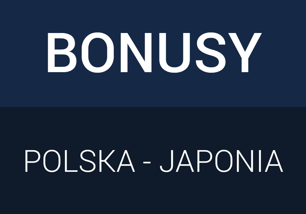 Bonusy bukmacherskie na mecz Polska – Japonia